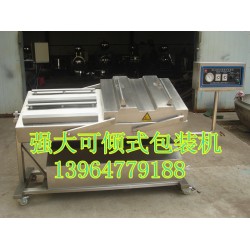 傾斜式真空包裝機，液體真空包裝機、雞湯排骨真空包裝機