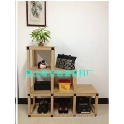 方紙管、易組裝環保鞋子展架 商超展示架 儲物架