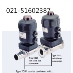 德國寶德型號2031不銹鋼閥體氣動(dòng)膜片閥原理