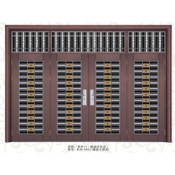 彩色不銹鋼門生產廠家，河南耐用的不銹鋼四開門拉絲供應