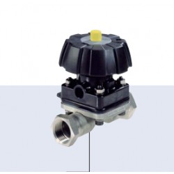 德國寶德型號3233不銹鋼閥體手動(dòng)膜片閥結(jié)構(gòu)