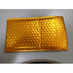 優質高檔金色鍍鋁膜氣泡袋 亞光色