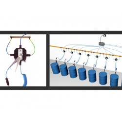 Newsongale壁掛監控型靜電接地夾（外部供電）