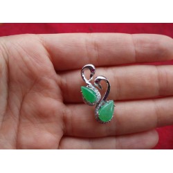 吊墜加工——精品滿綠翡翠吊墜供應出售