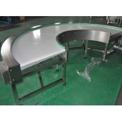 廠家批發皮帶轉彎輸送機,食品PU皮帶轉彎輸送線選上海松韌