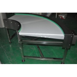 直供食品轉彎輸送機,90度皮帶轉彎輸送線,皮帶轉彎機,流水線