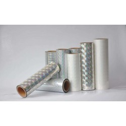 廠家批發鍍鋁膜、鐳射膜、預涂膜、轉移膜、觸感膜等