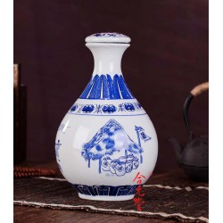 景德鎮青花瓷酒瓶酒壇生產批發廠家