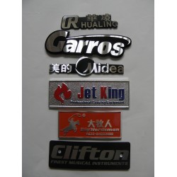 青島生產(chǎn)高光鋁標(biāo)牌，銅、鋁、鋅合金壓鑄標(biāo)牌