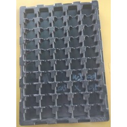 無錫廠家供應江浙滬皖吸塑包裝黑色PS材質電子元器件吸塑盒