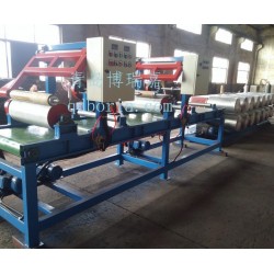 不銹鋼輥筒式膠片冷卻機  自動定長裁斷擺片橡膠片生產線（機）