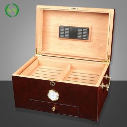 豐樺純天然實木雪茄盒生產加工50支裝 300人專業大廠