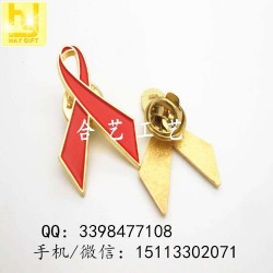 艾滋病徽章，紅絲帶徽章，愛心胸針，慈善機構襟章