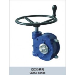 QDX3蝶閥單級蝸輪頭-90°回轉型閥門驅動裝置