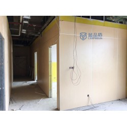 木紋不燃抗菌樹脂板應用于醫院病房