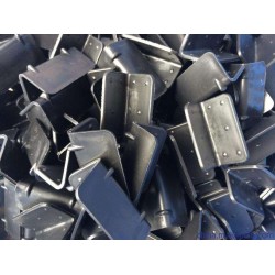 L型塑料護角成都塑鋼打包帶石材護角木材陶瓷快遞護角黑色包角