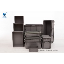 重慶市帶蓋物流箱規(guī)格尺寸塑料周轉箱生產廠家