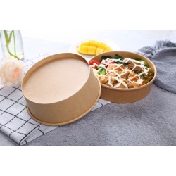 供應沙拉碗，紙碗