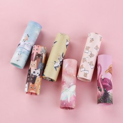 潤唇膏紙筒，口紅包裝紙罐 創意圓形禮品包裝盒