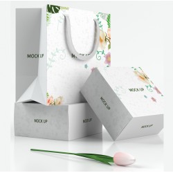企業手挽袋加印logo設計 環保手提袋燙銀工藝特種紙印刷