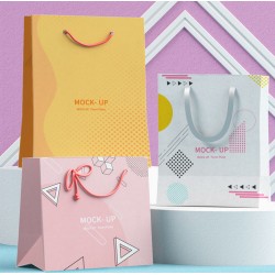 企業包裝袋創意設計 環保手提袋啞膜工藝單色印刷